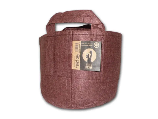 Root Pouch Boxer Brown Textil Blumentopf 25x21 cm - 12 l Root pouch