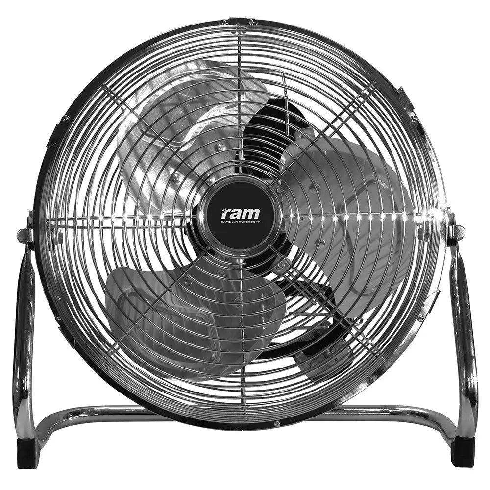 RAM Bodenventilator, 23 cm Ventilatorkopf, 2 Geschwindigkeitsstufen RAM