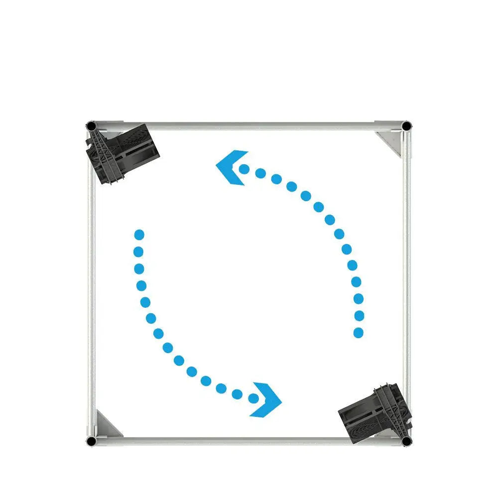 Geheimer Jardin Affenventilator 2x120 mm 24V, Zirkulationsventilator Secret Jardin