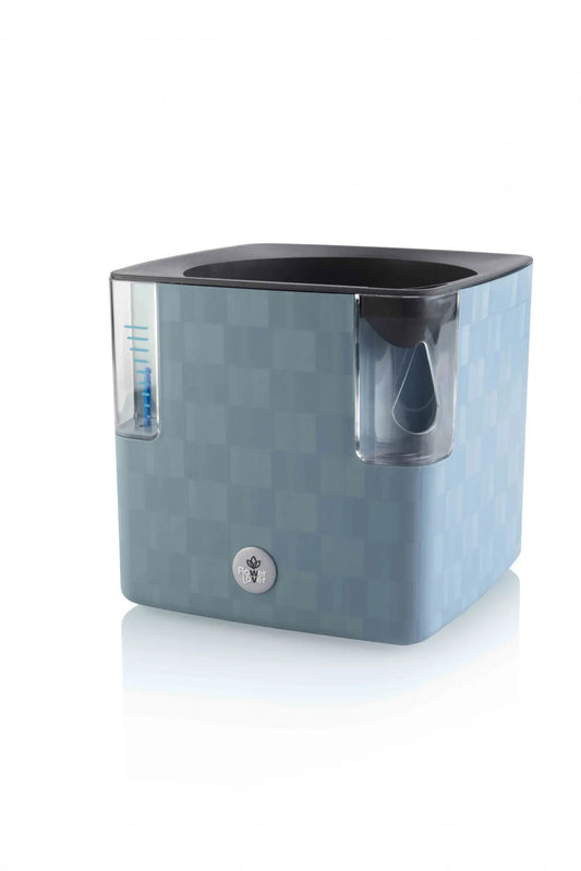 Plastkon Cobble Smart Pflanzgefäß Stahlblau, 15x15x14 cm PLASTKON