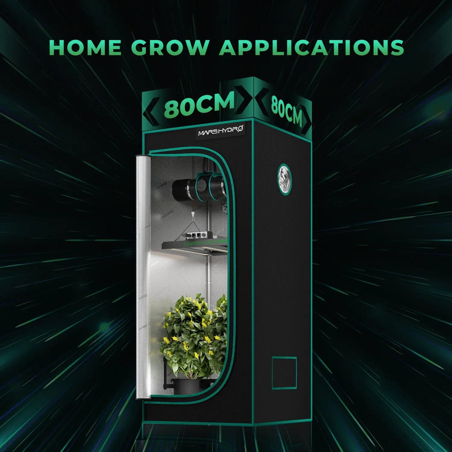 Mars Hydro Smart dimmbare FC-E1500 Bridgelux 150w LED wachsen Licht für 80X80cm wachsen Zelt 1-3 Pflanzen Mars Hydro