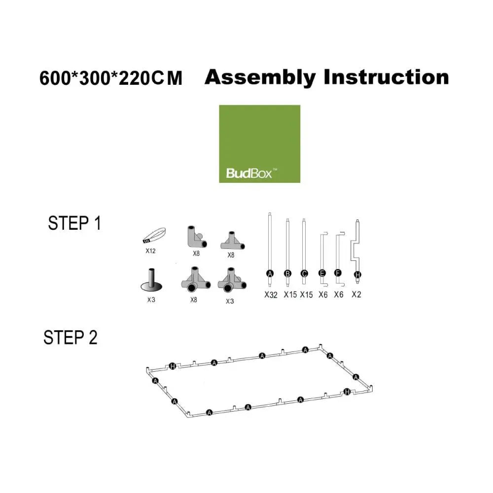 BudBox Silver PRO Titan VI 600x300x220 cm BudBox