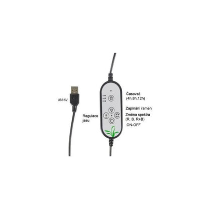 LED-Beleuchtung mit Clip, 4 verstellbare Leisten Ostatní