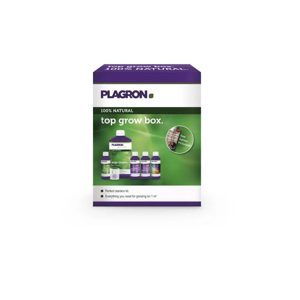 Plagron Top Grow Box 100% Natural, Düngemittel-Kit Plagron