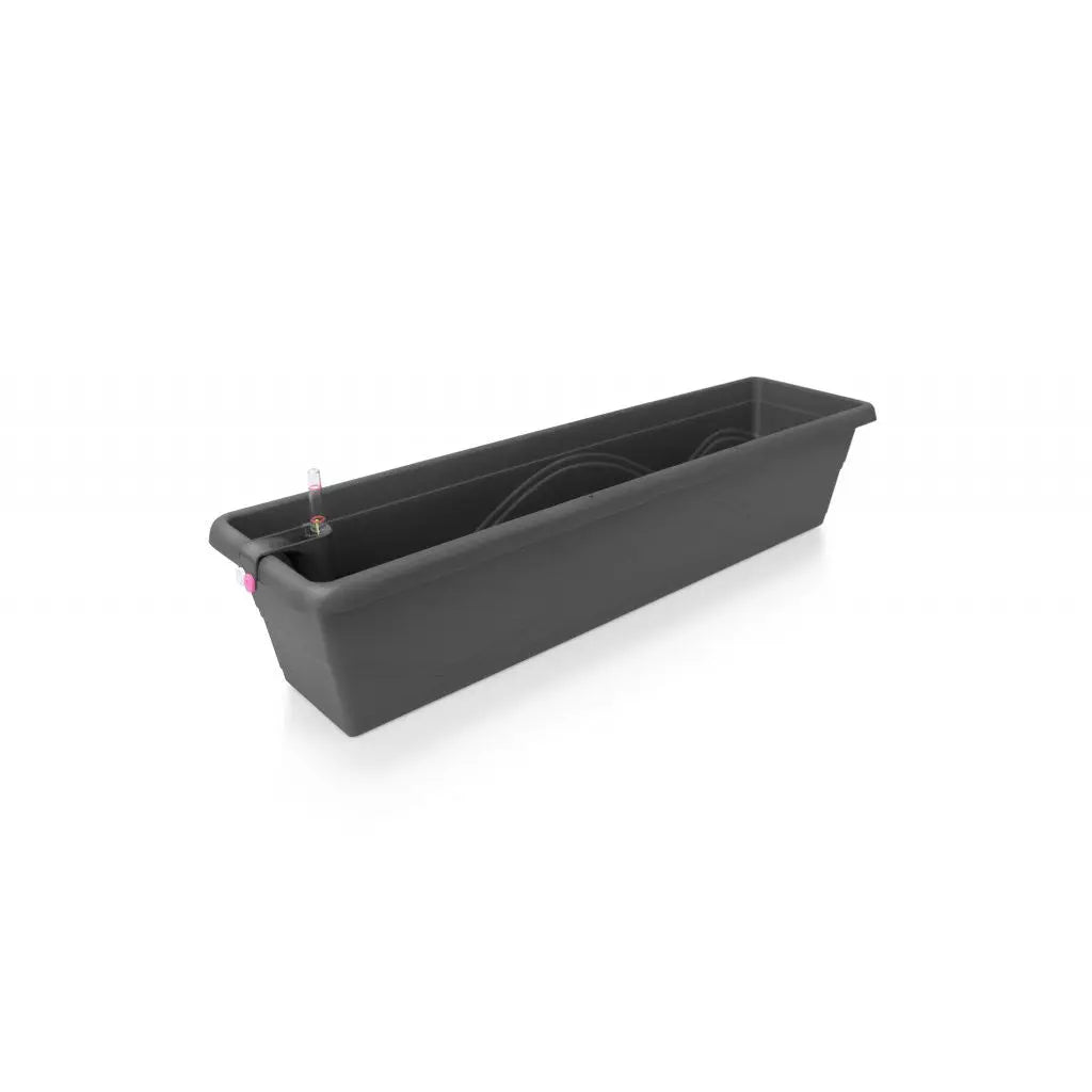Selbstbewässernder Blumentopf Extra Line SMART, Länge 80cm Anthrazit PLASTKON