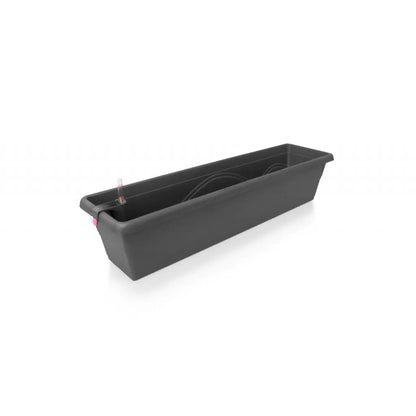 Selbstbewässernder Blumentopf Extra Line SMART, Länge 80cm Anthrazit PLASTKON