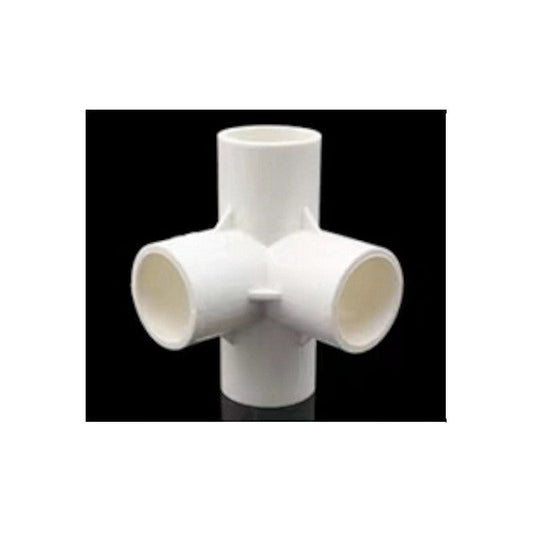 Urban Hydro Muffe 32 mm, für 4 PVC-Rohre zum NFT-Kanal