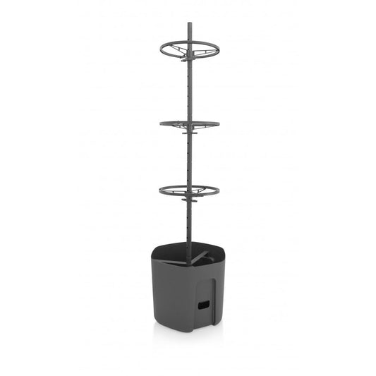 Plastkon Tomaten -Schweißblumentopf für Tomaten 29 cm, Anthrazit