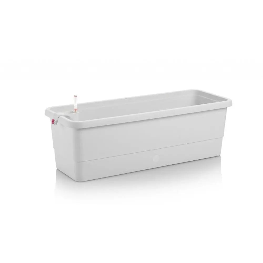 Selbstbewässernder Blumentopf Gardenie SMART, Länge 60cm Weiß PLASTKON