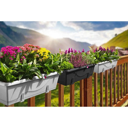 Selbstbewässernder Blumentopf Extra Line SMART, Länge 80cm Terrakotta PLASTKON
