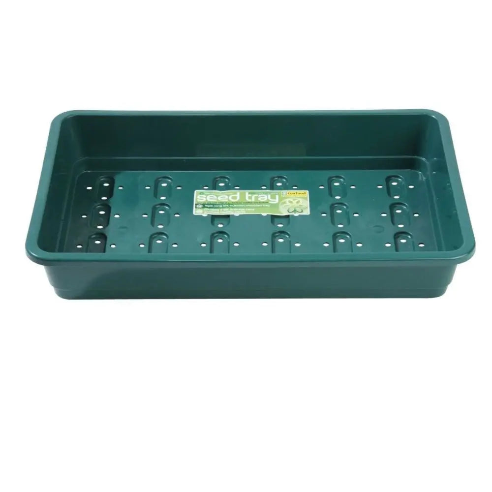 Garland Plastikschale Seed Tray Green mit Drainage 37.5x23x6 cm Garland