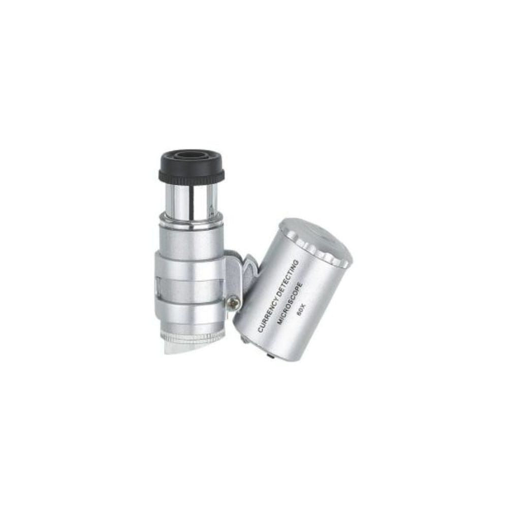 VF Taschenmikroskop 60x mit LED-UV-Beleuchtung VF