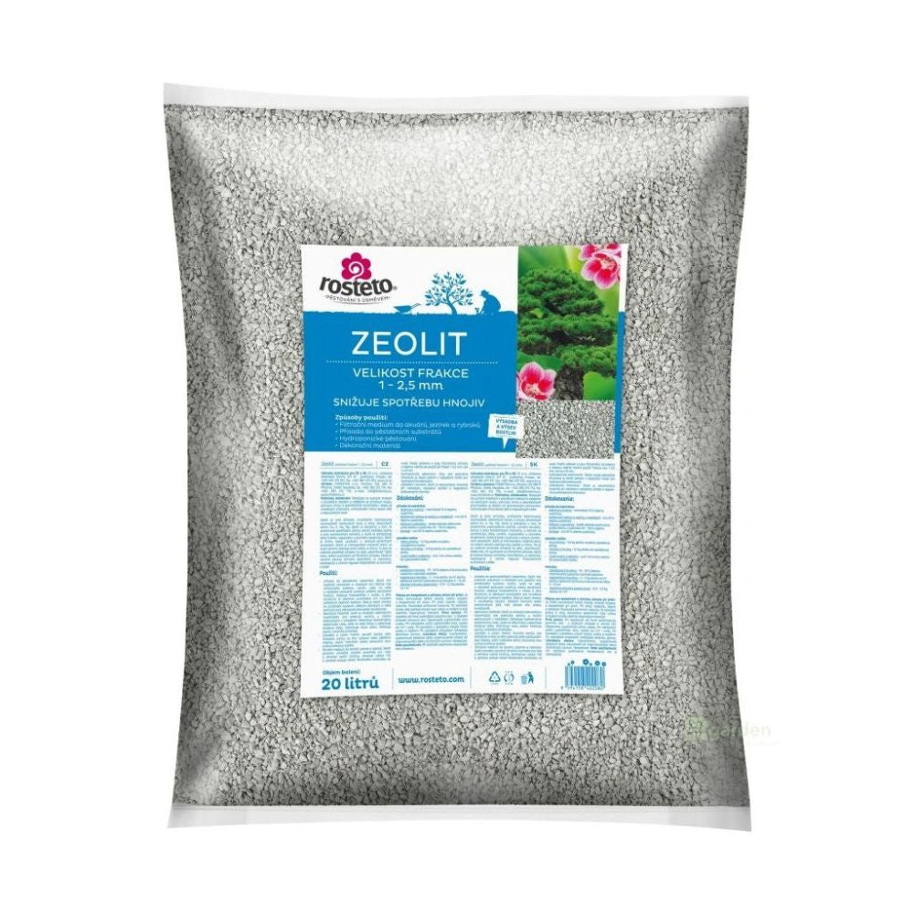Zeolith, Fraktion 1-2,5 mm 20 l Rosteto
