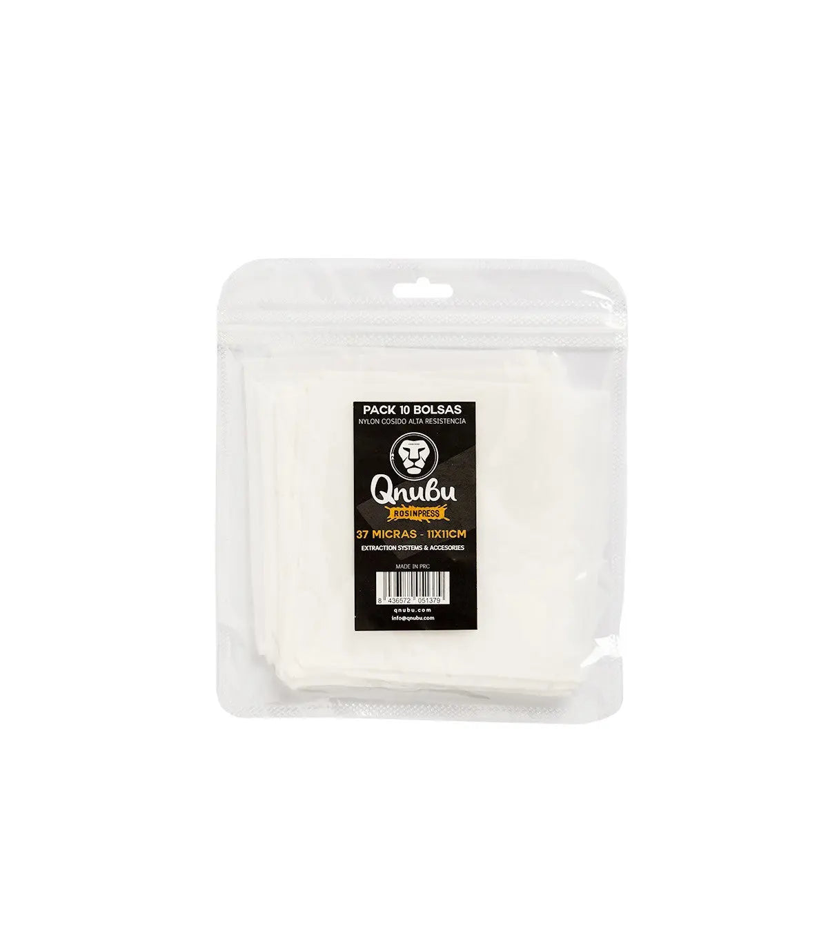 Qnubu Rosin Press Bag 11x11 cm 37 Mikron, 10 Stk. Rosin Press