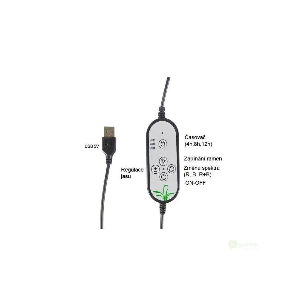 LED-Beleuchtung mit Clip, 4 verstellbare Leisten Ostatní