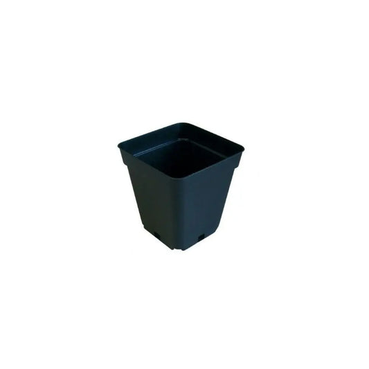 Blumentopf aus Plastik, viereckig 13x13x13 cm - 1.55 l Growmarket