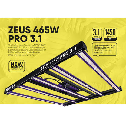 Lumatek LED Zeus 465W PRO 3.1 µmol/J Lumatek