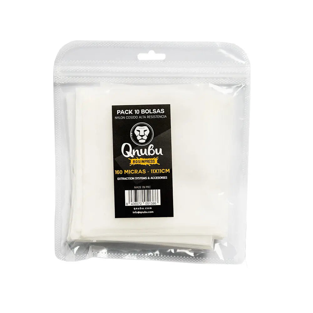 Qnubu Rosin Press Bag 11x11 cm 160 Mikron, 10 Stk. Rosin Press