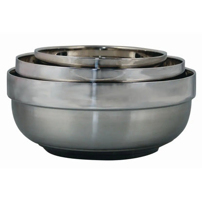 Three stainless steel bowls My Weigh My Weigh