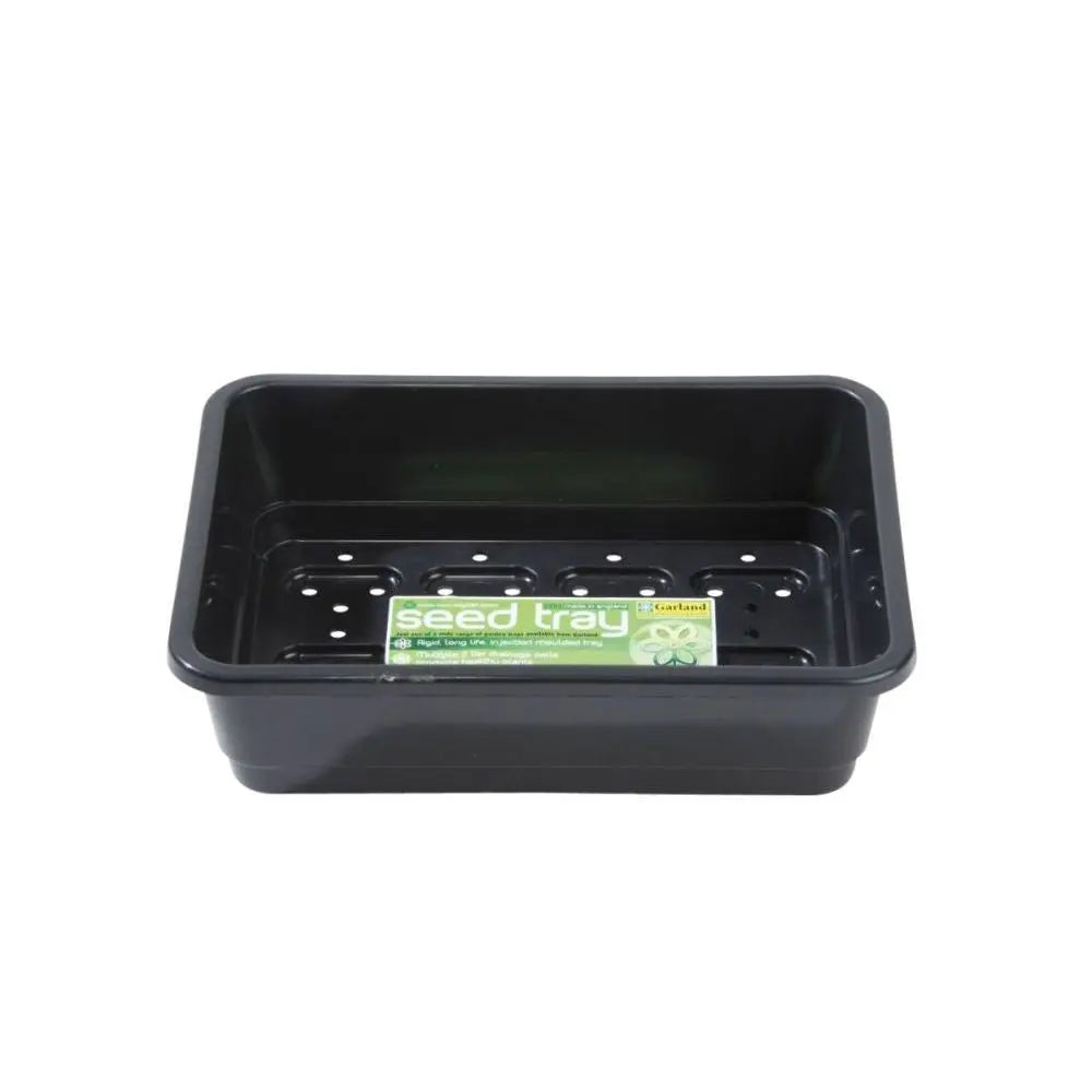 Garland Plastikschale Small Seed Tray Black mit Drainage 23x17x6 cm Garland