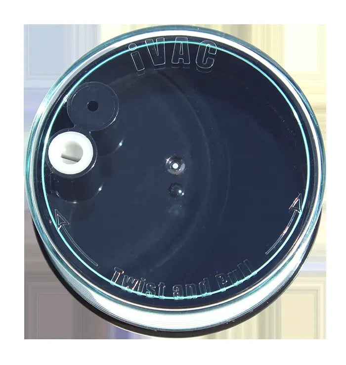 TightVac iVac 60 ml, luftdichtes Gefäß transparent und schwarz TightVac