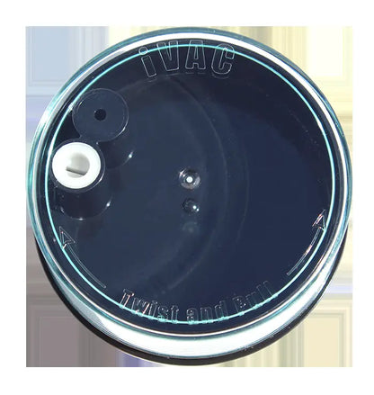 TightVac iVac 60 ml, luftdichtes Gefäß transparent und schwarz TightVac