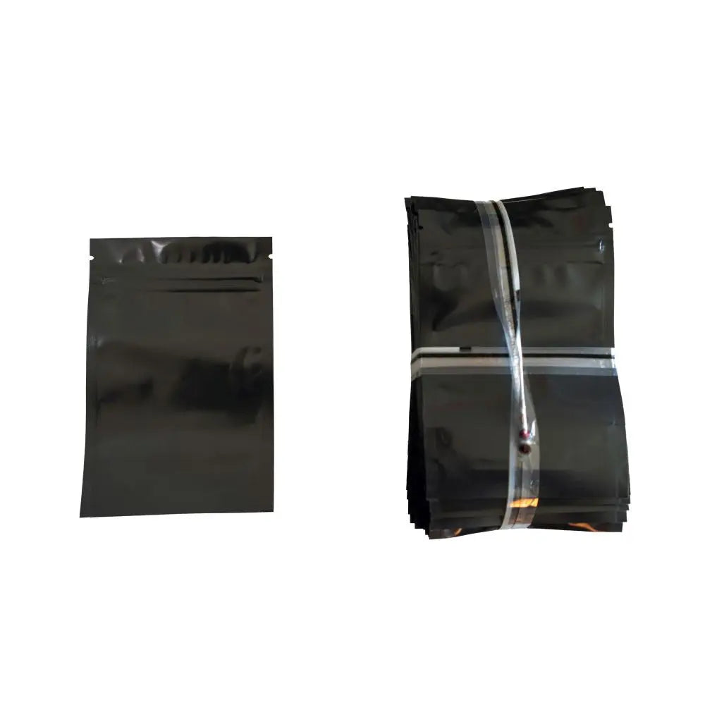 Urban Zip-Beutel Mylar blickdicht 8,5x12,5x3 cm 3,5G, Packung mit 50 Stück URBAN