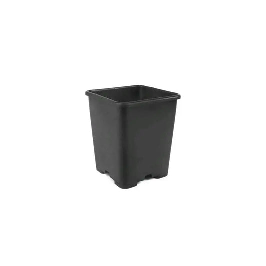 Blumentopf aus Plastik, viereckig 7x7x8 cm - 0.35 l Growmarket