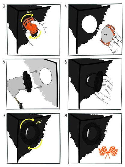 Secret Jardin Cable Flange 70 mm Double Secret Jardin