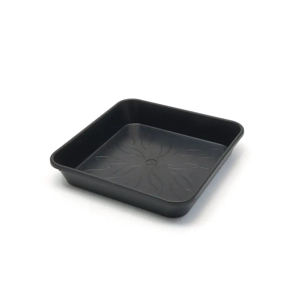 Untersetzer für Blumentopf quadratisch 14x14 cm, Packung 40 Stück Growmarket