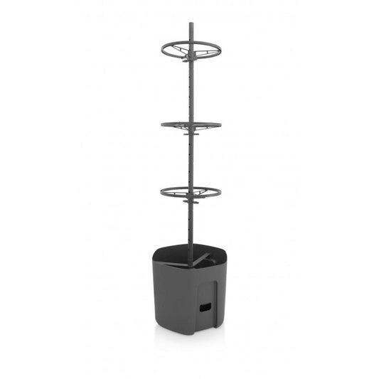 Plastkon Tomaten -Schweiß Blumentopf für Tomaten 39 cm, Anthrazit