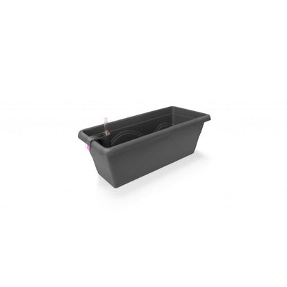 Selbstbewässernder Blumentopf Extra Line SMART, Länge 40 cm Braun