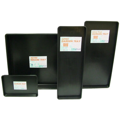 Garland Plastikschale Square Tray Black 80x80x12 cm Garland