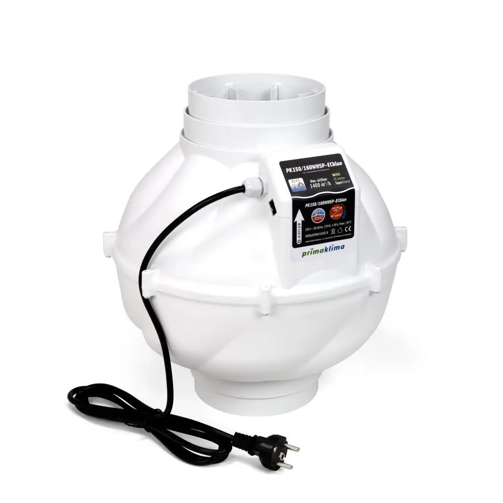 Prima Klima Whisperblower ECblue 150-160 mm - 1400 m3/Std, EC Motor PrimaKlima