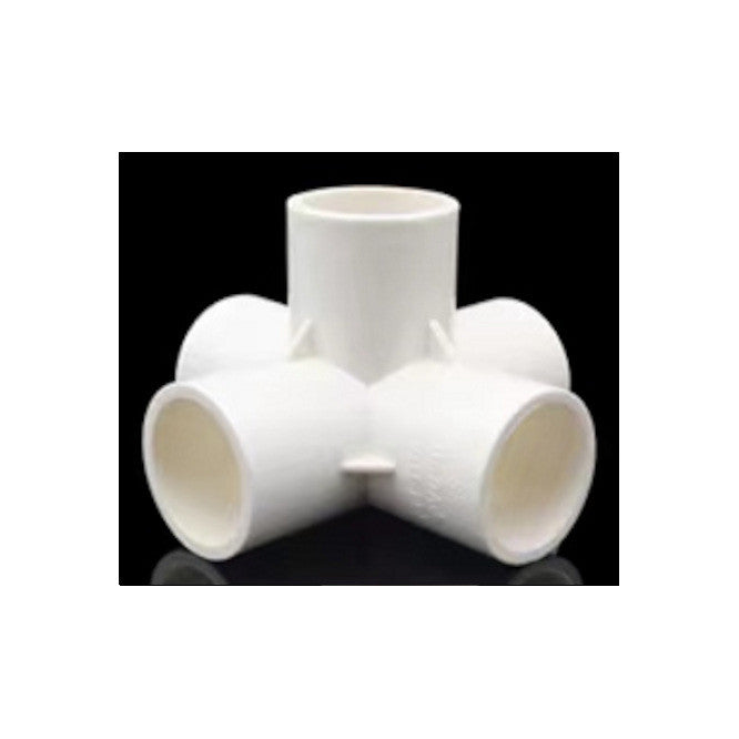 Urban Hydro Kupplung 32 mm, für 5 PVC-Rohre für NFT-Kanal URBAN