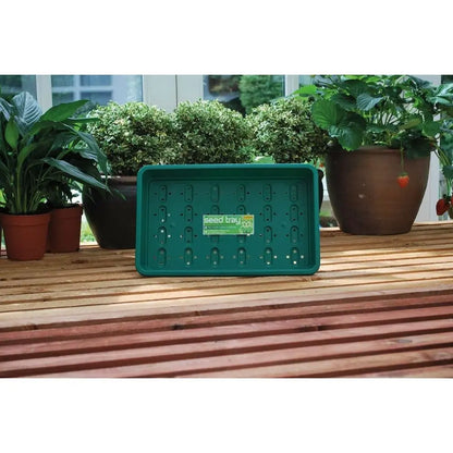 Garland Plastikschale Seed Tray Green mit Drainage 37.5x23x6 cm Garland