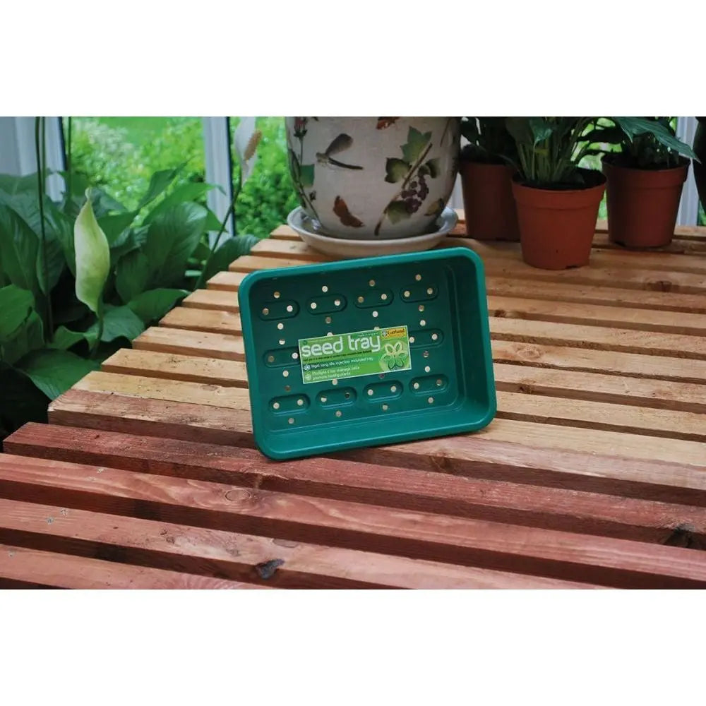 Garland Plastikschale Small Seed Tray Green mit Drainage 23x17x6 cm Garland