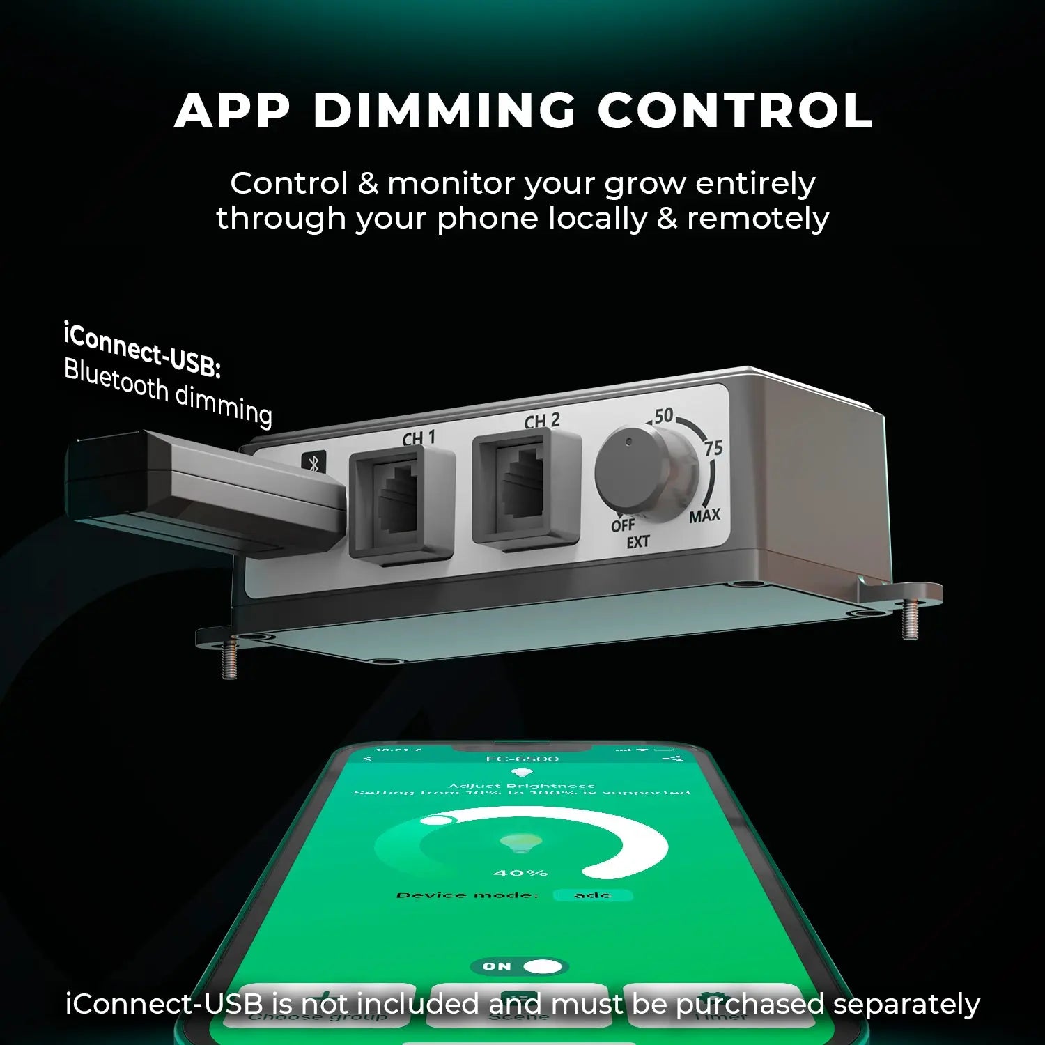 Mars Hydro FC 6500-EVO Kommerzielles Vollspektrum-LED-Wachstumslicht - 730W Pflanzenlampe mit hohem Ertrag für 150x150cm GrowBox Mars Hydro