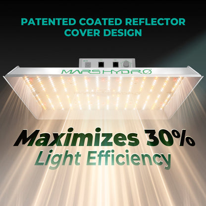 Mars Hydro TS 1000 Komplettes Grow-Zelt-Set Dimmbares 150W LED Grow-Licht+80x80x160cm Indoor-Zelt +4″ Belüftungssystem für 1-3 Pflanzen Growhub