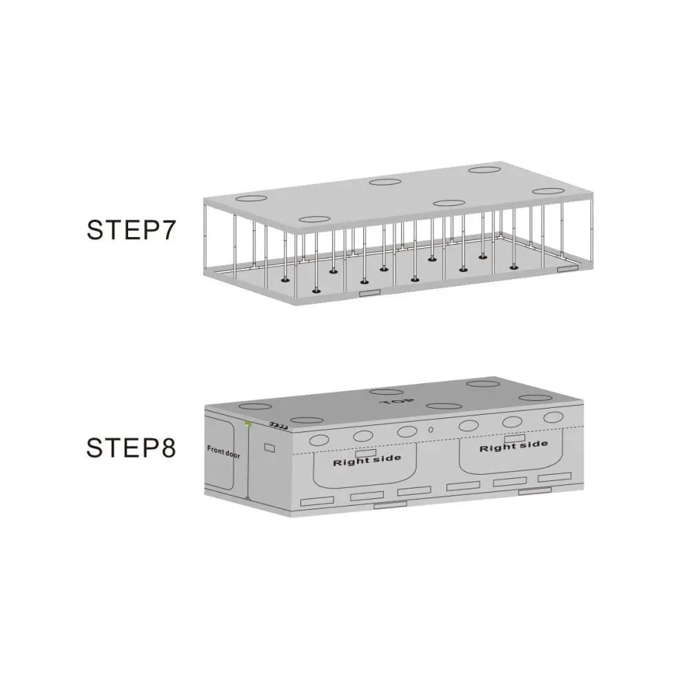 BudBox White PRO Titan IX 900x450x240 cm BudBox