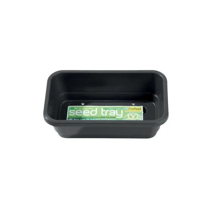 Garland Plastikschale Mini Seed Tray Black mit Drainage 17x10x5 cm Garland