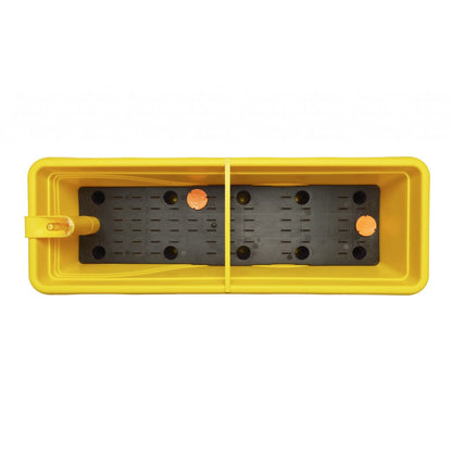 Selbstbewässernder Blumentopf Extra Line SMART, Länge 40 cm Braun