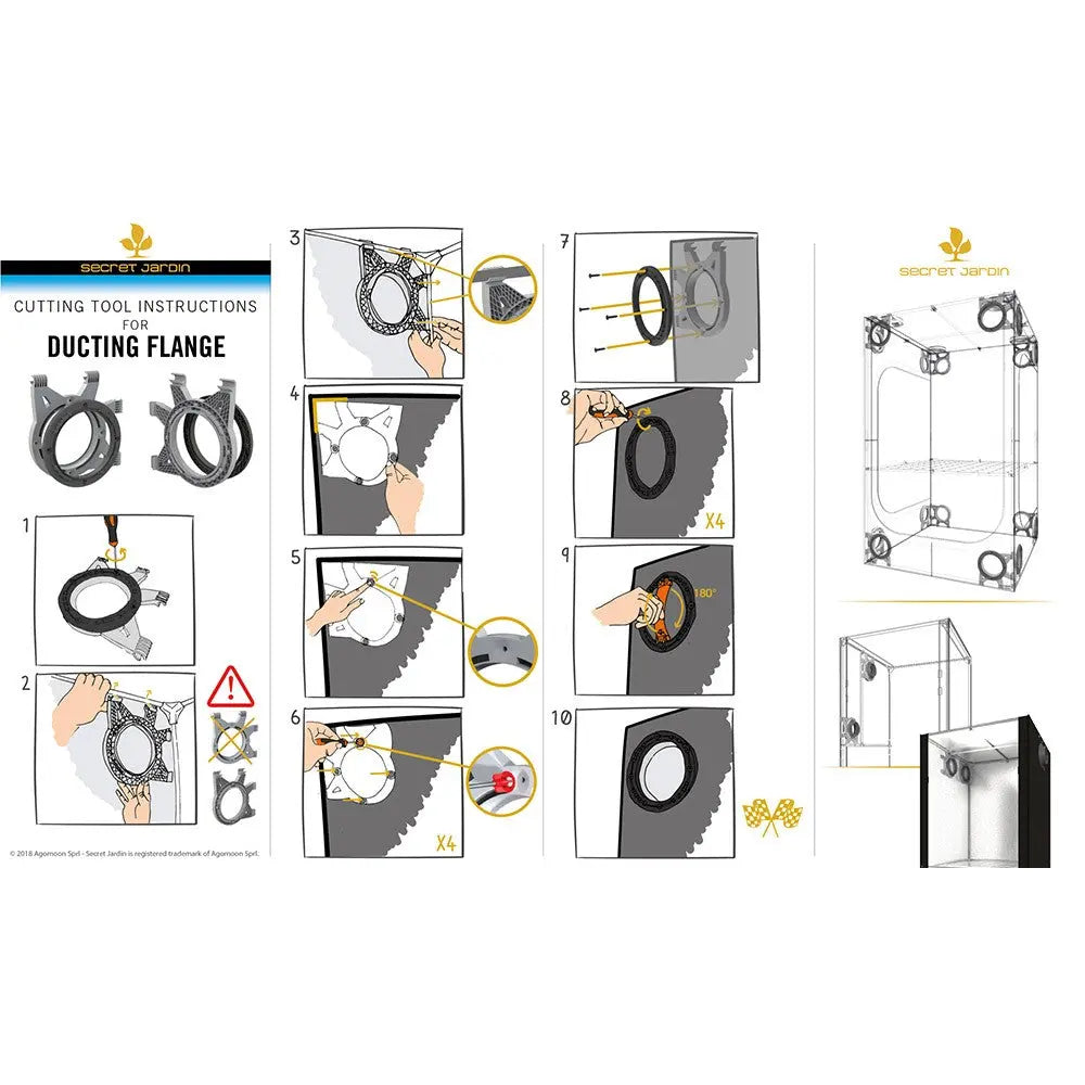Secret Jardin Ducting Flange DF16 Secret Jardin