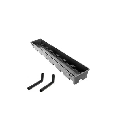 Libra Behälter 103x18x10 cm mit 2x L Abfluss Growmarket