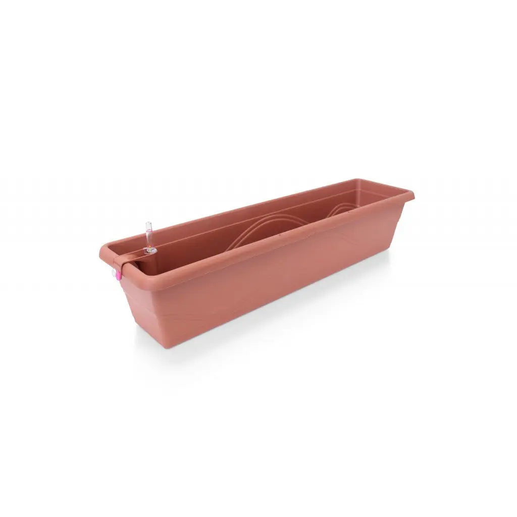 Selbstbewässernder Blumentopf Extra Line SMART, Länge 80cm Terrakotta PLASTKON