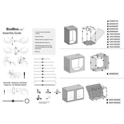 BudBox LITE 100x100x200 cm BudBox