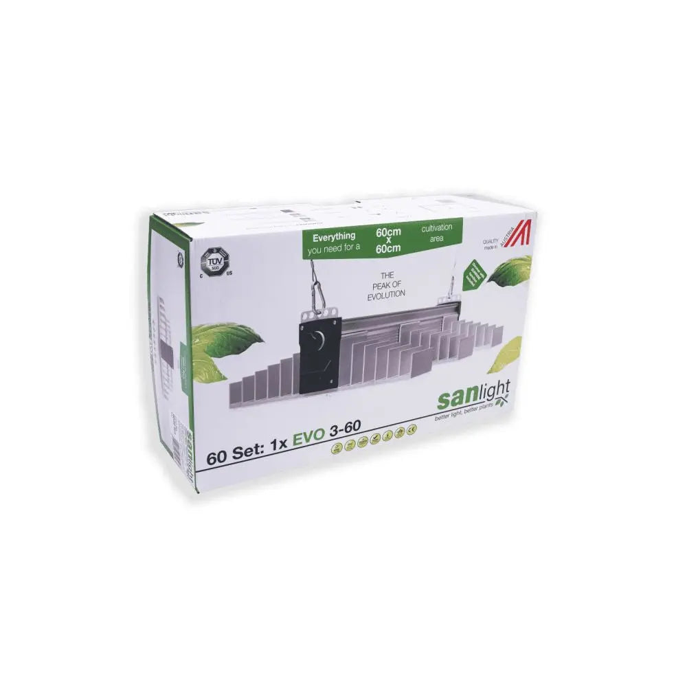 SANlight EVO LED Set 60 - 200W für 60x60 cm 3 µmol/J - V1.5 SANlight