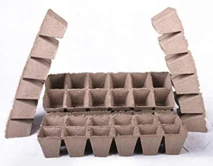 Jiffy square joint 6x6x6 cm / for 12 Stk. Jiffy