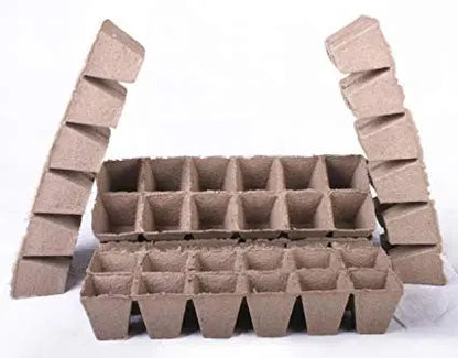 Jiffy square joint 6x6x6 cm / for 12 Stk. Jiffy