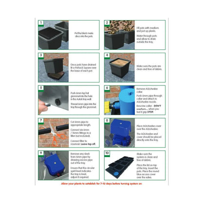 AutoPot Auto8 System mit 15l Töpfen, ohne Tank Autopot